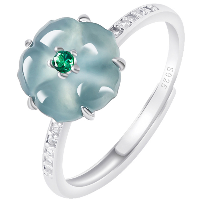 Rings - Anéis de Flor de Jadeíta Birmanesa