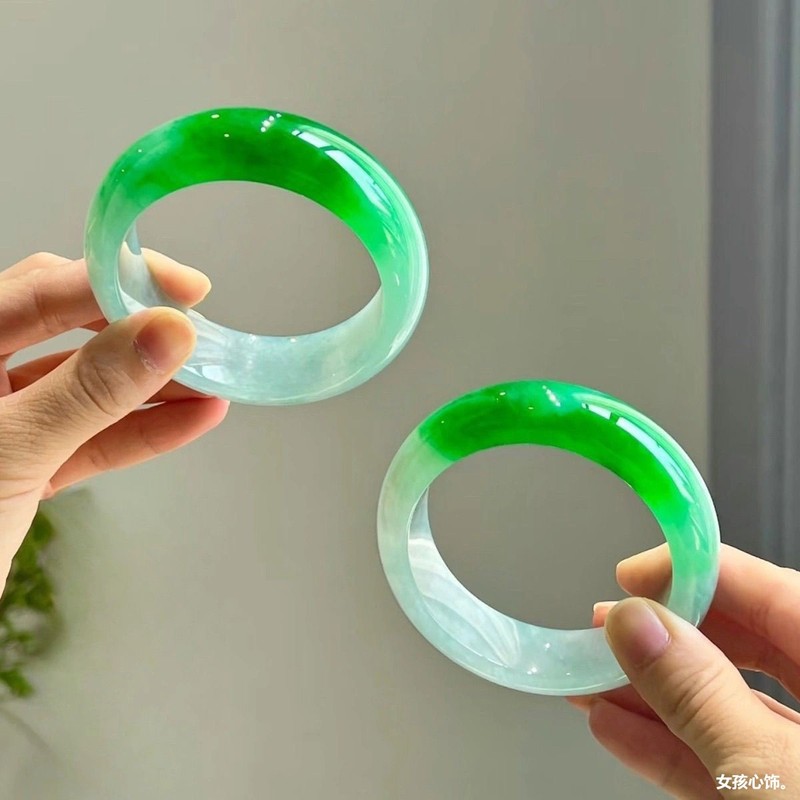 Bracelets - Pulseira natural de jade da Mianmar