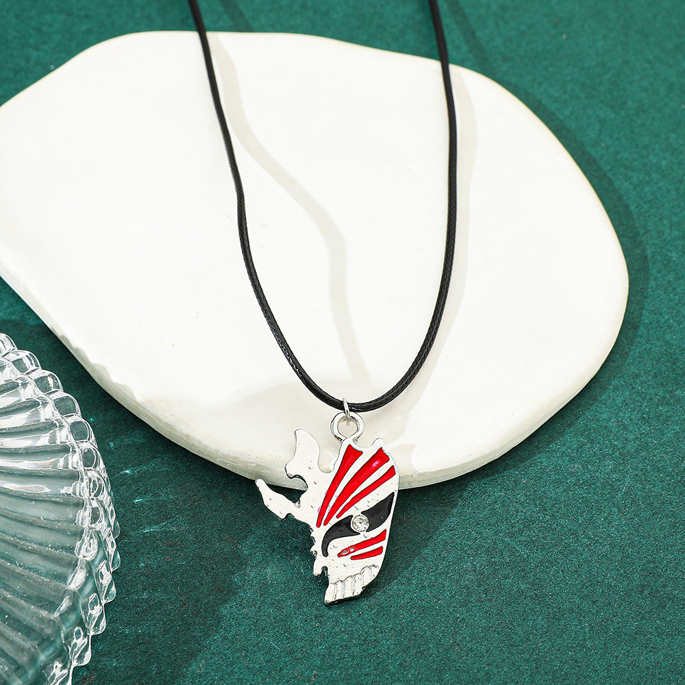 Anime Pendant Necklace - Colar com Pingente de Metal Máscara