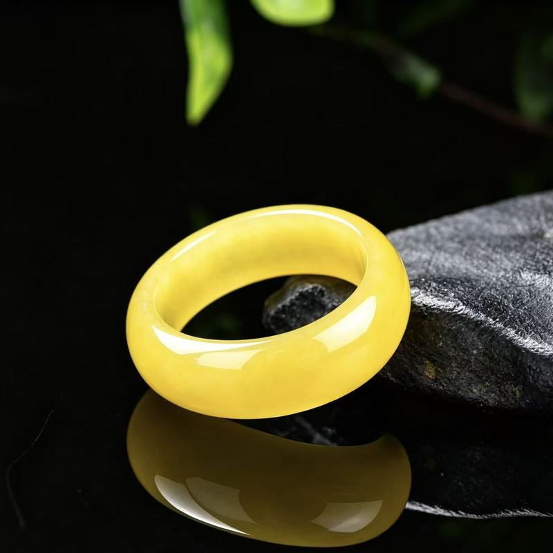 Rings - Anel de jadeíta genuína de grau