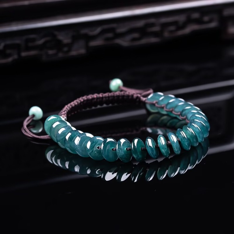 Necklaces - Pulseira de Contas Abacus de Esmeralda