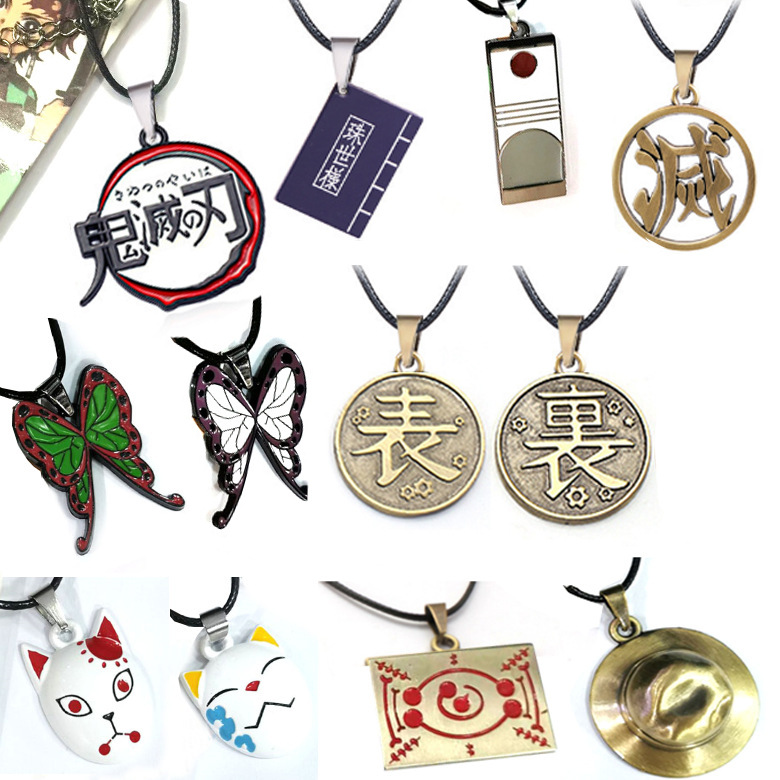Anime Pendant Necklace - Demônio slayer anime pingente colar kimetsu