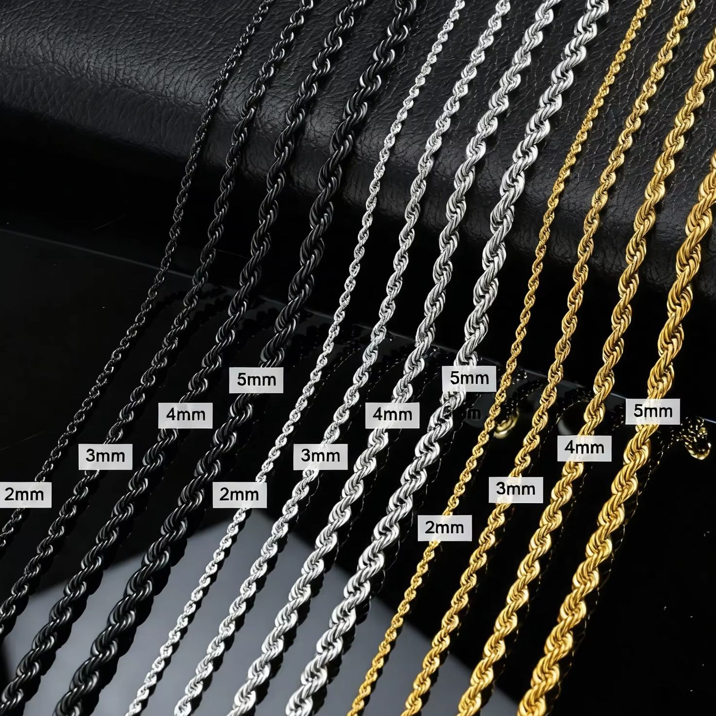 Cuban Link Chain 12Mm - Colar de Corda Vintage Punk para