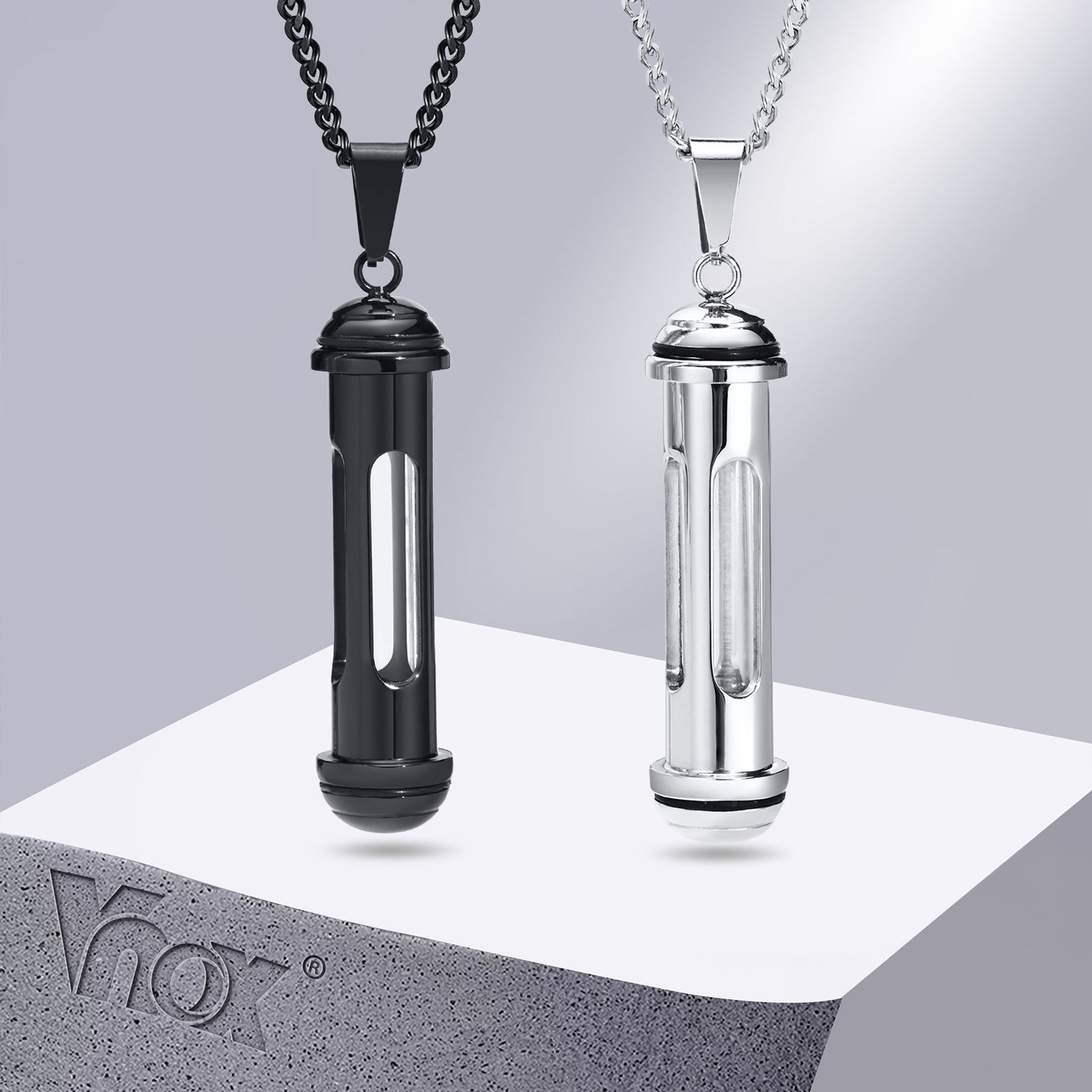 Cuban Link Chain 12Mm - Colares masculinos de aço inoxidável Vnox,