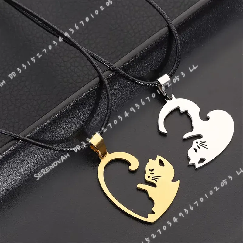 Magnetic Couple Matching Necklaces - 1 Par de Chaveiros Criativos e