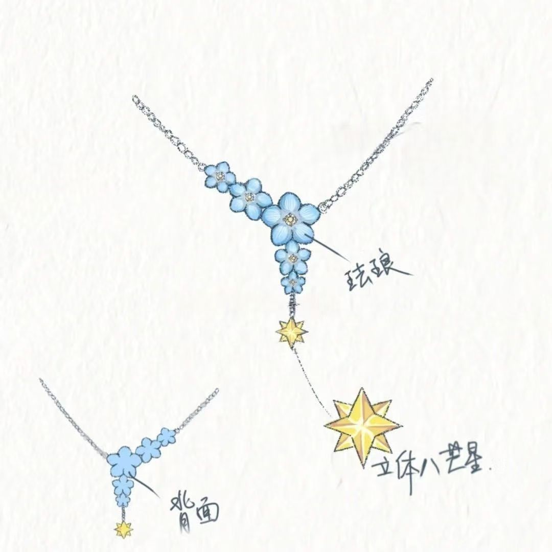 Anime Pendant Necklace - Colar com Pingente Xavier de Love