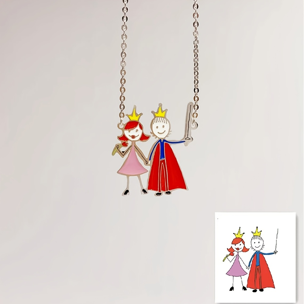 Custom Name Necklace Stainless Steel - Colar com Pingente Esmaltado Personalizado, Joia