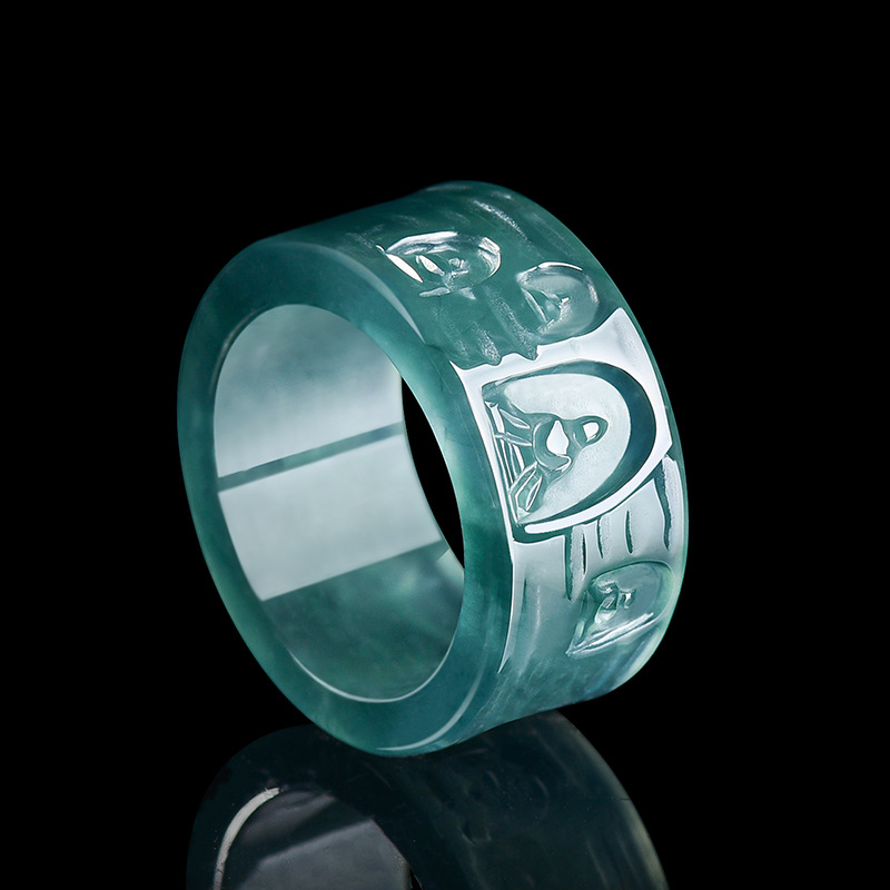 Rings - Anel de Buda em Jadeíta Birmanesa