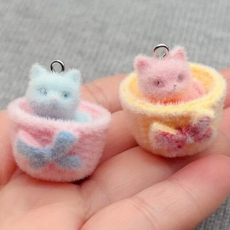 4 peças de pingente de gato em - Earrings avaliação e preço