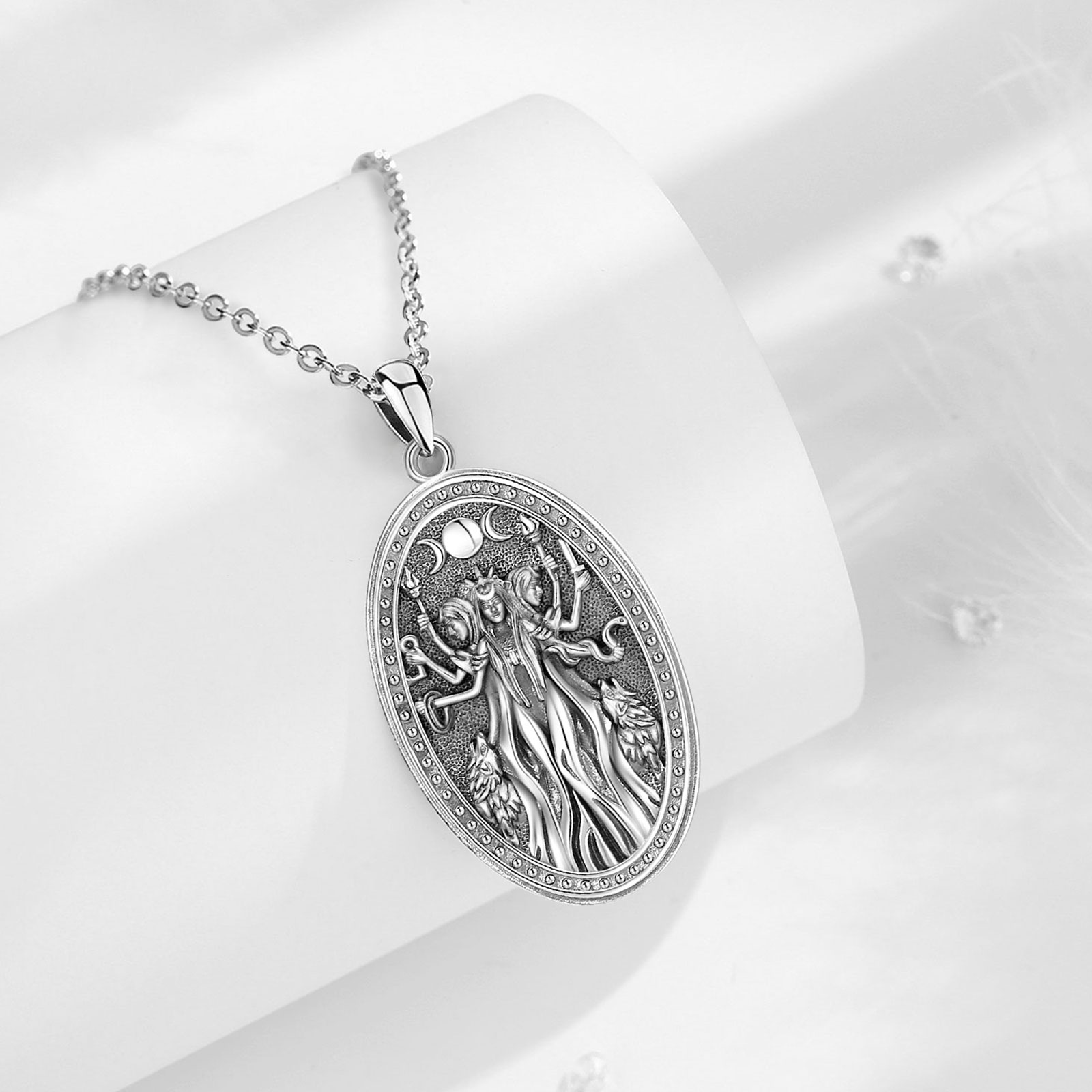 Eudora 925 prata esterlina tri - 925 Sterling Silver Chain Necklace Men avaliação e preço