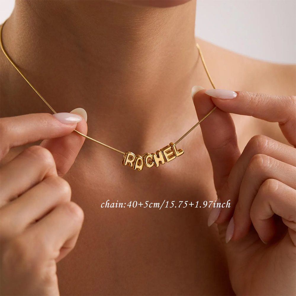 Colar Personalizado com Nome I - Custom Name Necklace Stainless Steel avaliação e preço