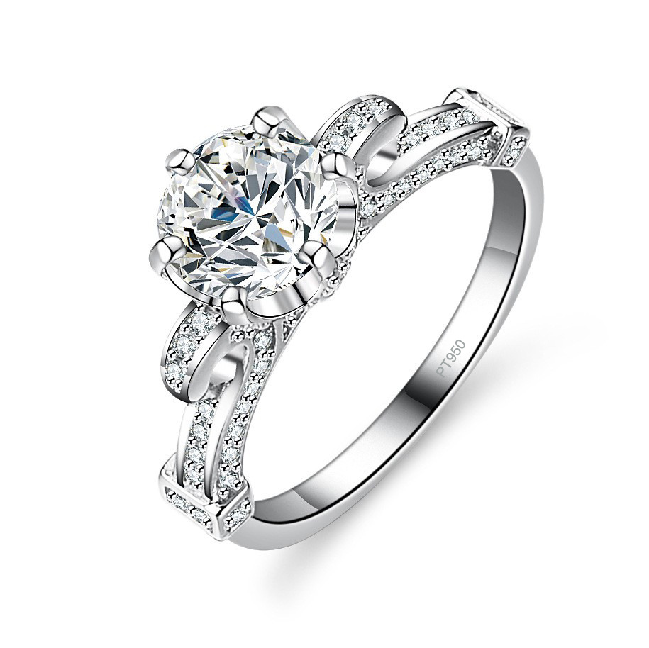 Lumira clássico seis pinos 1 q - Moissanite Engagement Ring 1 Carat avaliação e preço