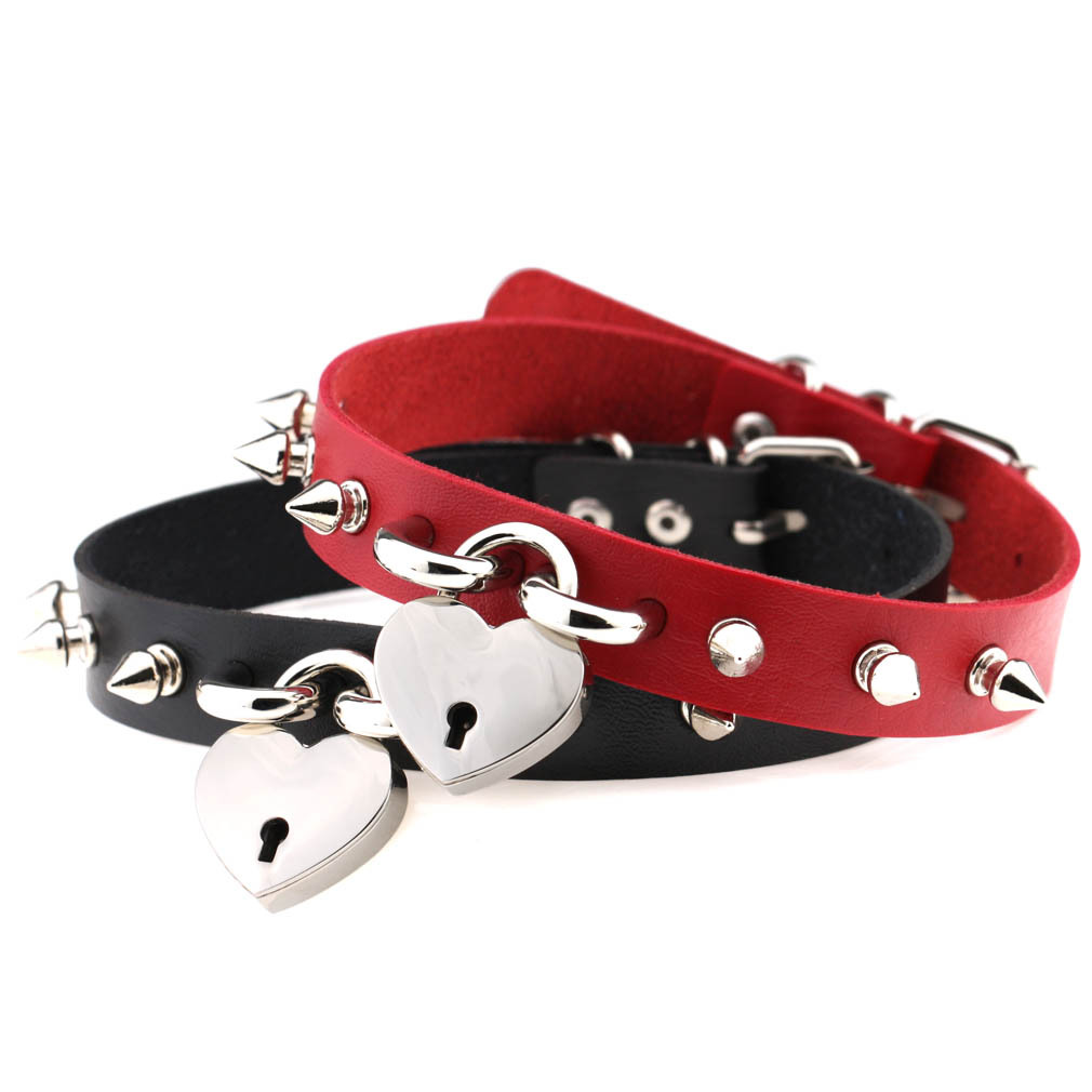 Gargantilha punk com ponta par - Goth Punk Spike Choker avaliação e preço