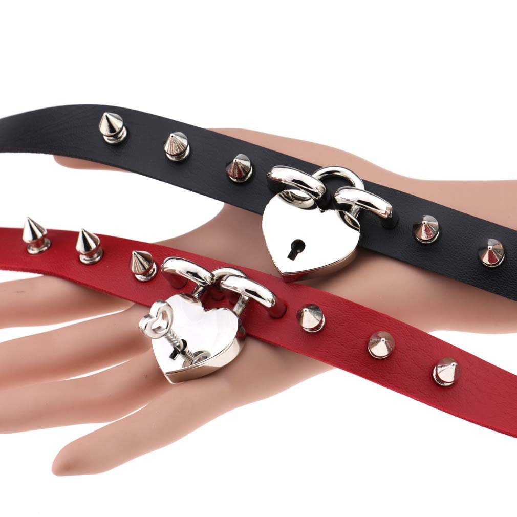 Gargantilha punk com ponta par - Goth Punk Spike Choker avaliação e preço