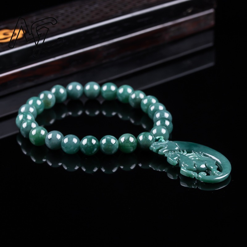Pulseira de Contas de Jadeíta  - Bracelets avaliação e preço