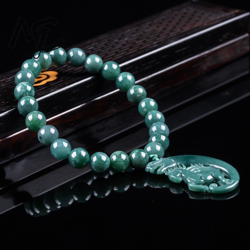 Pulseira de Contas de Jadeíta  - Bracelets avaliação e preço