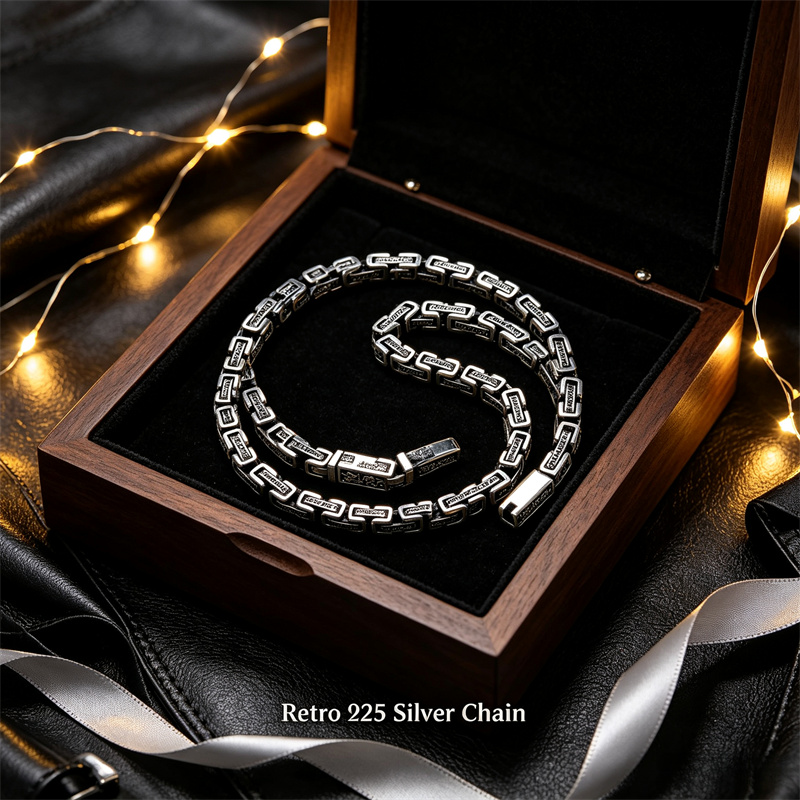 OUYADI Colar de Prata Tailande - 925 Sterling Silver Chain Necklace Men avaliação e preço