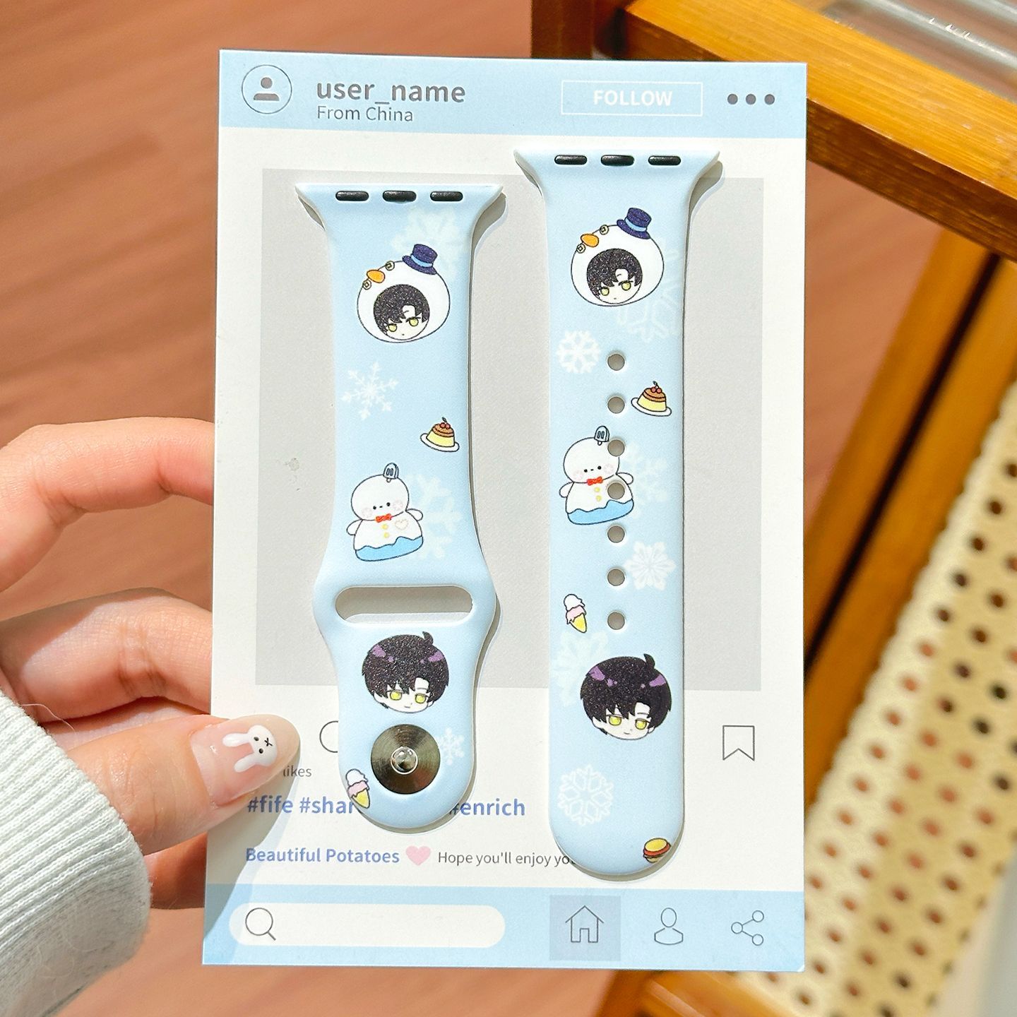 Pulseira de relógio fofa de de - Watch Accessories avaliação e preço