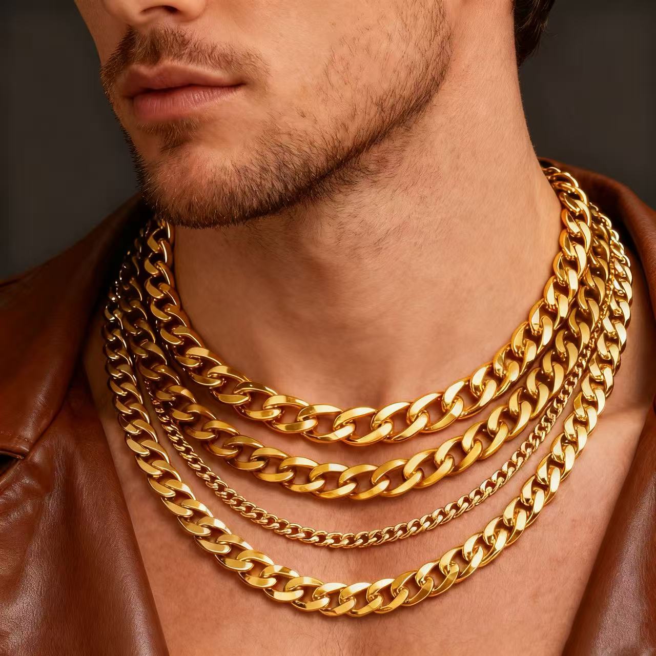 Colar de corrente cubana de aç - Cuban Link Chain 12Mm avaliação e preço