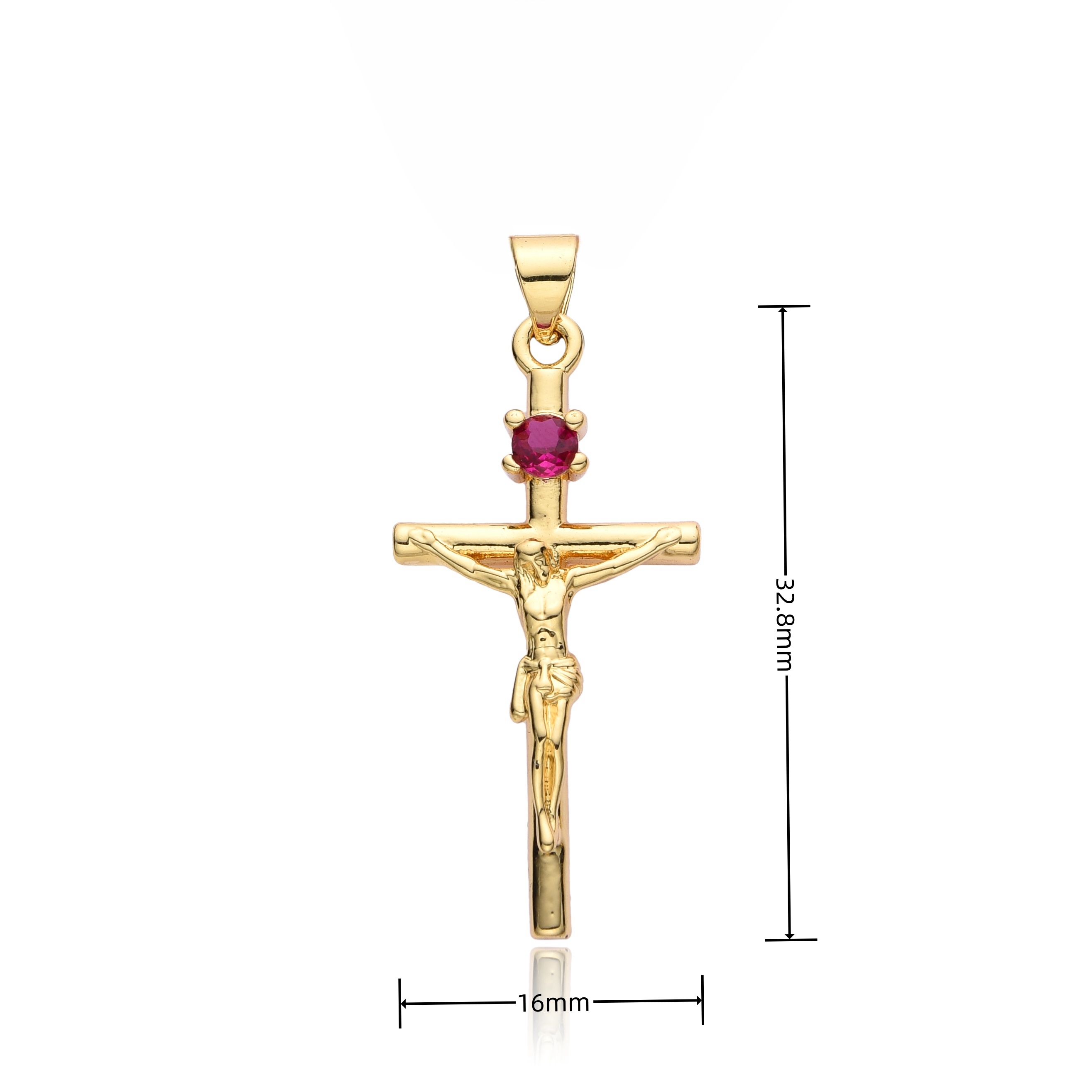 Micro-embutidos zircão cruz pi - Cross Pendant Necklace Gold avaliação e preço