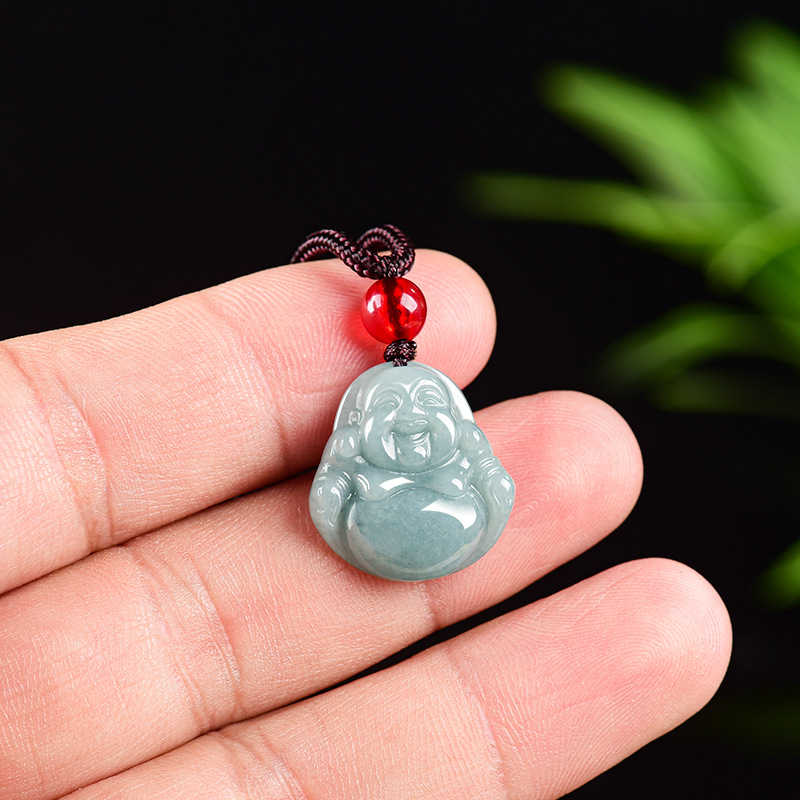Myanmar jadeite guanyin buda p - Necklaces avaliação e preço