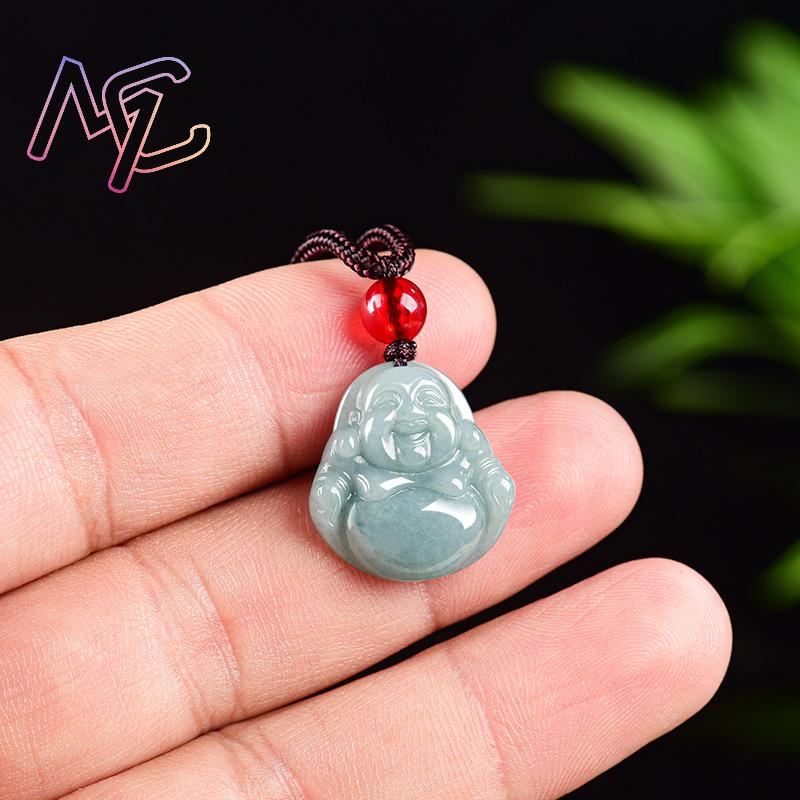 Myanmar jadeite guanyin buda p - Necklaces avaliação e preço