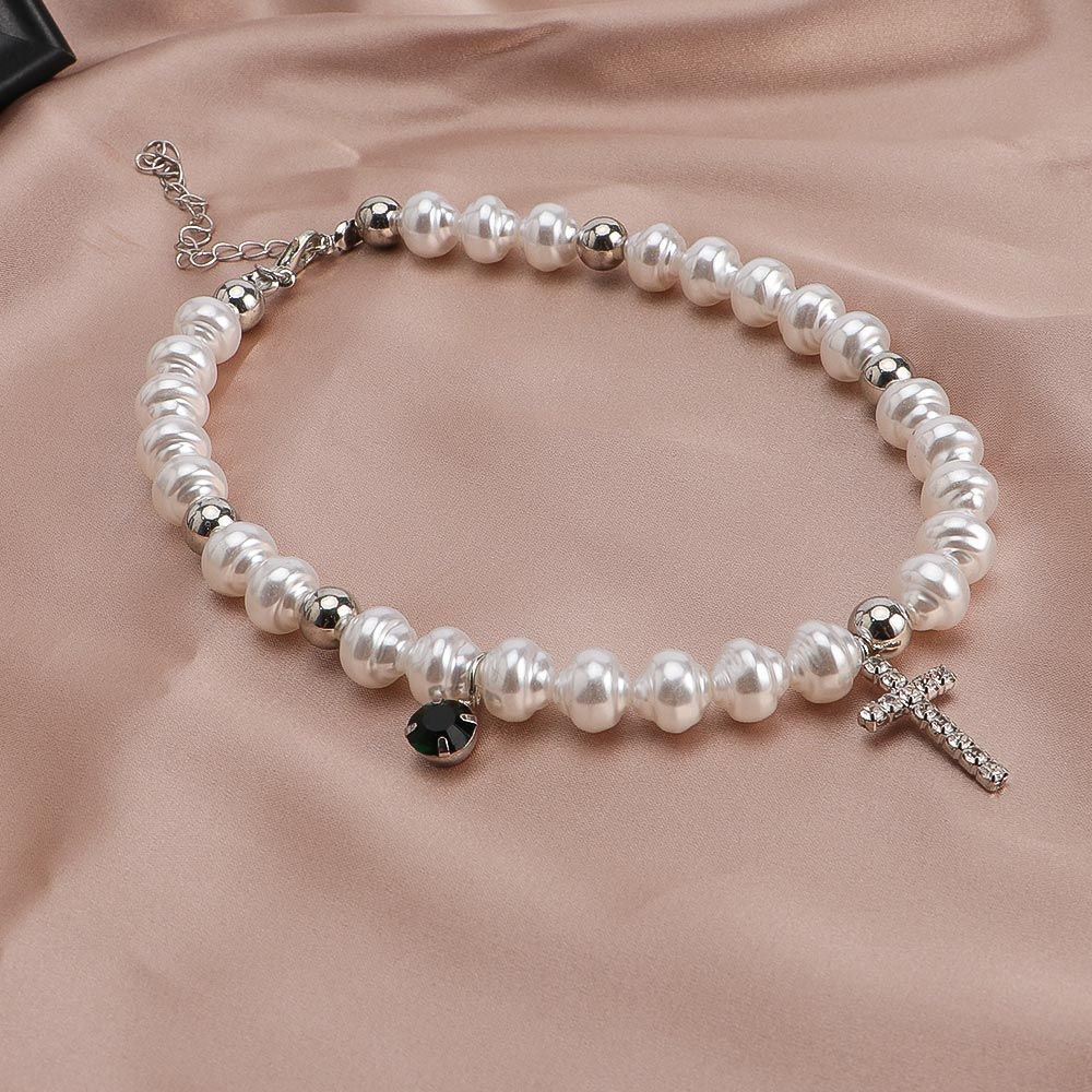 Colar com pingente vintage par - Pearl Choker Necklace Vintage avaliação e preço