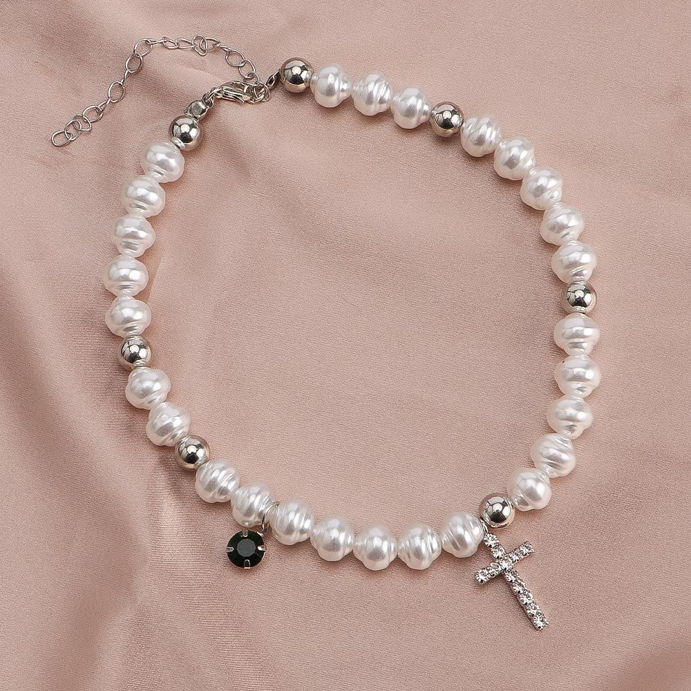 Colar com pingente vintage par - Pearl Choker Necklace Vintage avaliação e preço