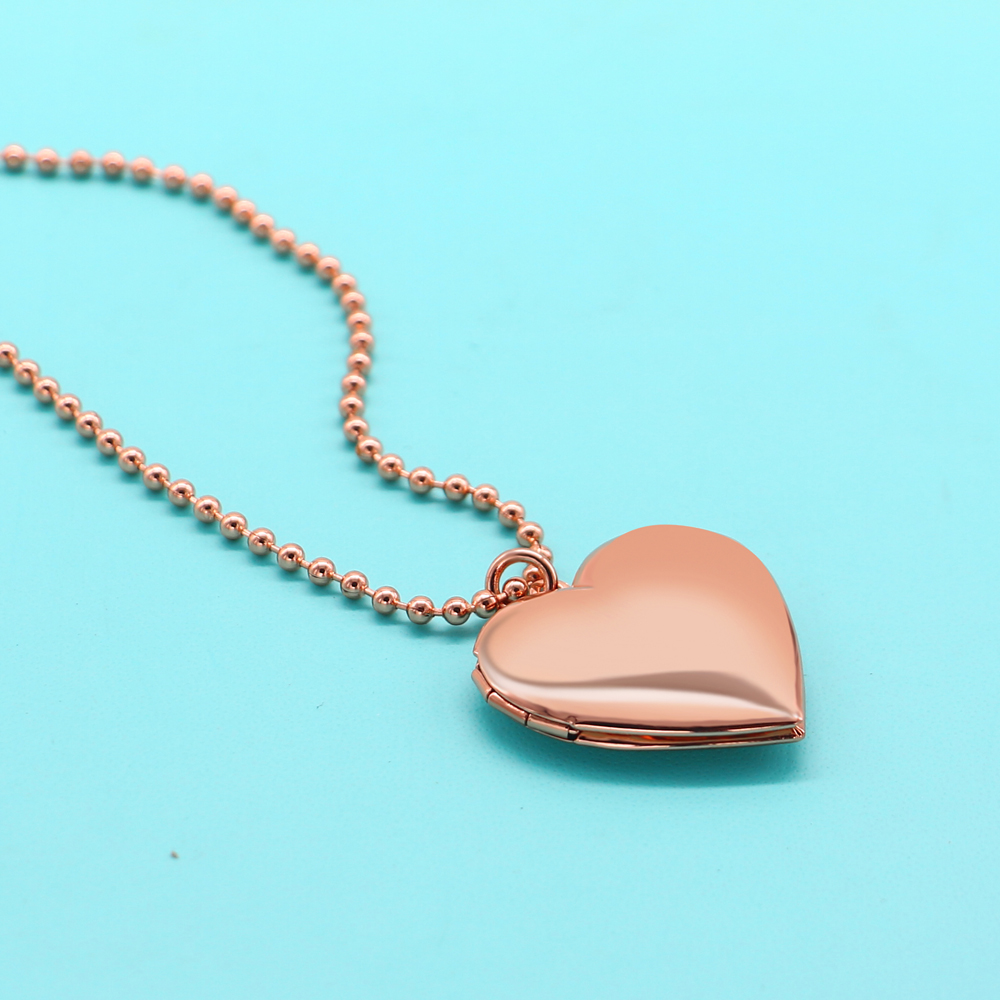Amor eterno coração gargantilh - Heart Locket Necklace Photo avaliação e preço