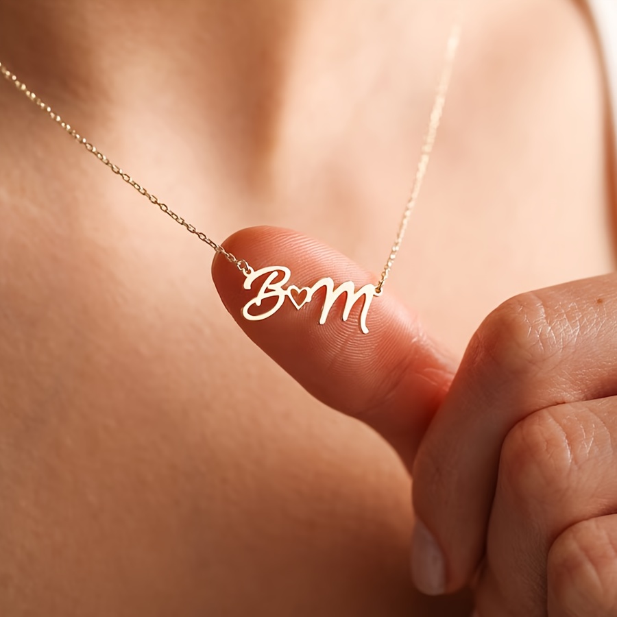 Colares com nome personalizado - Custom Name Necklace Stainless Steel avaliação e preço