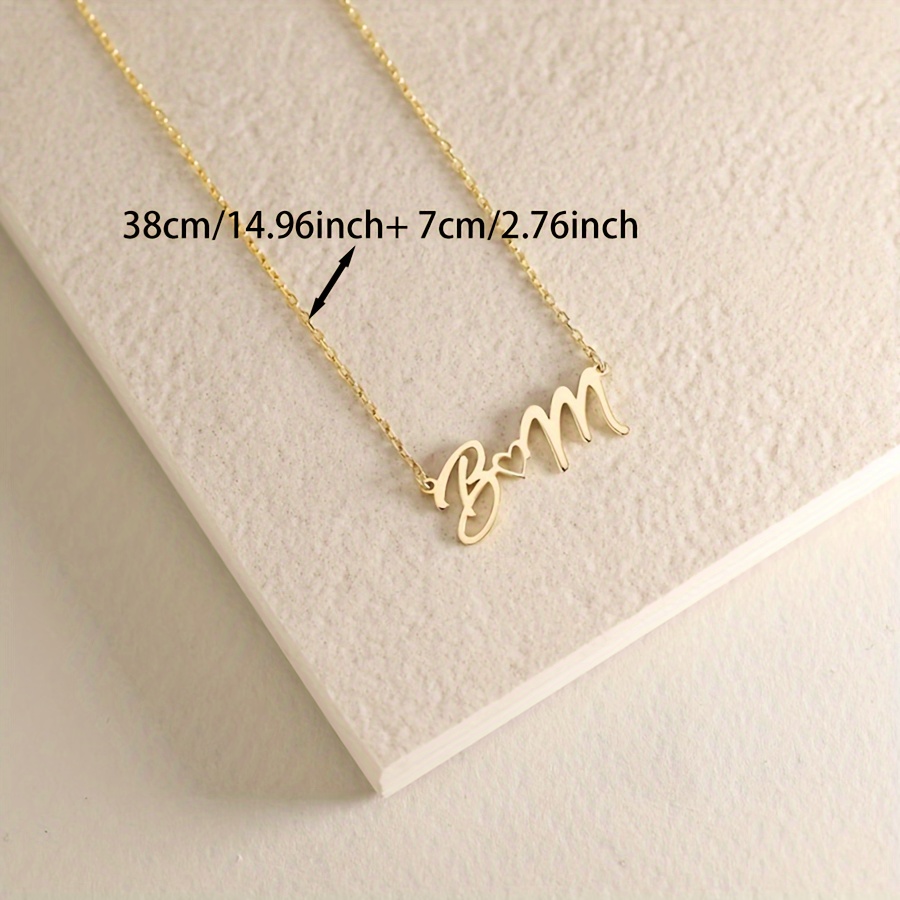 Colares com nome personalizado - Custom Name Necklace Stainless Steel avaliação e preço