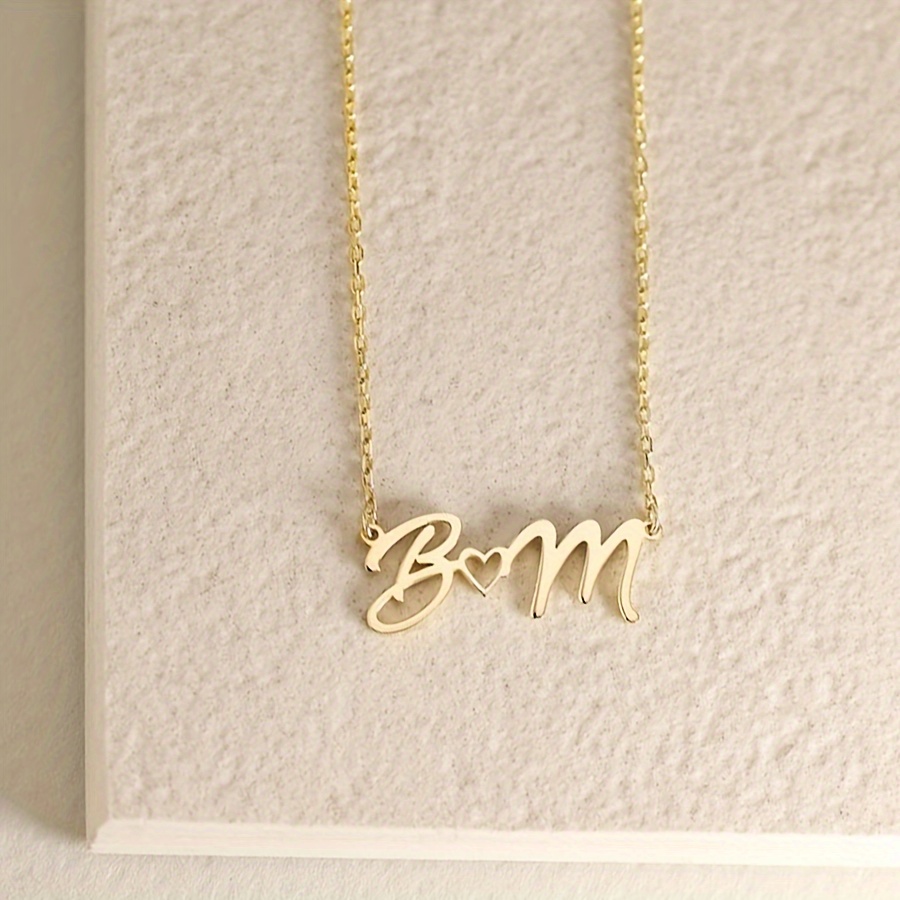 Colares com nome personalizado - Custom Name Necklace Stainless Steel avaliação e preço