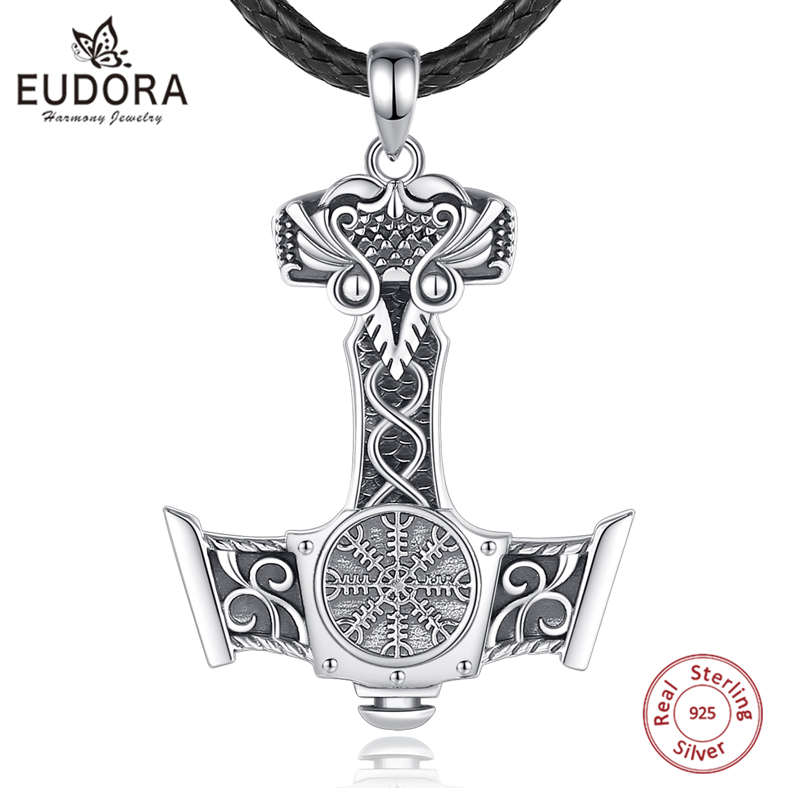 Eudora 925 prata esterlina nór - 925 Sterling Silver Chain Necklace Men avaliação e preço