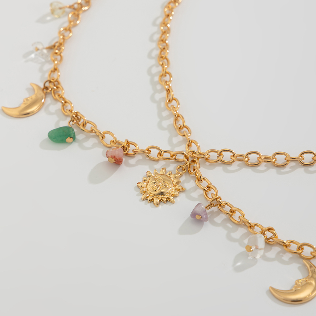 Boho estrela lua sol pingente  - Body Jewelry avaliação e preço