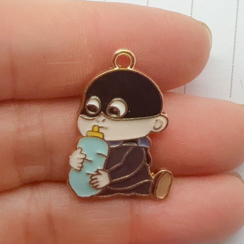 10 peças de pingente de desenh - Earrings avaliação e preço