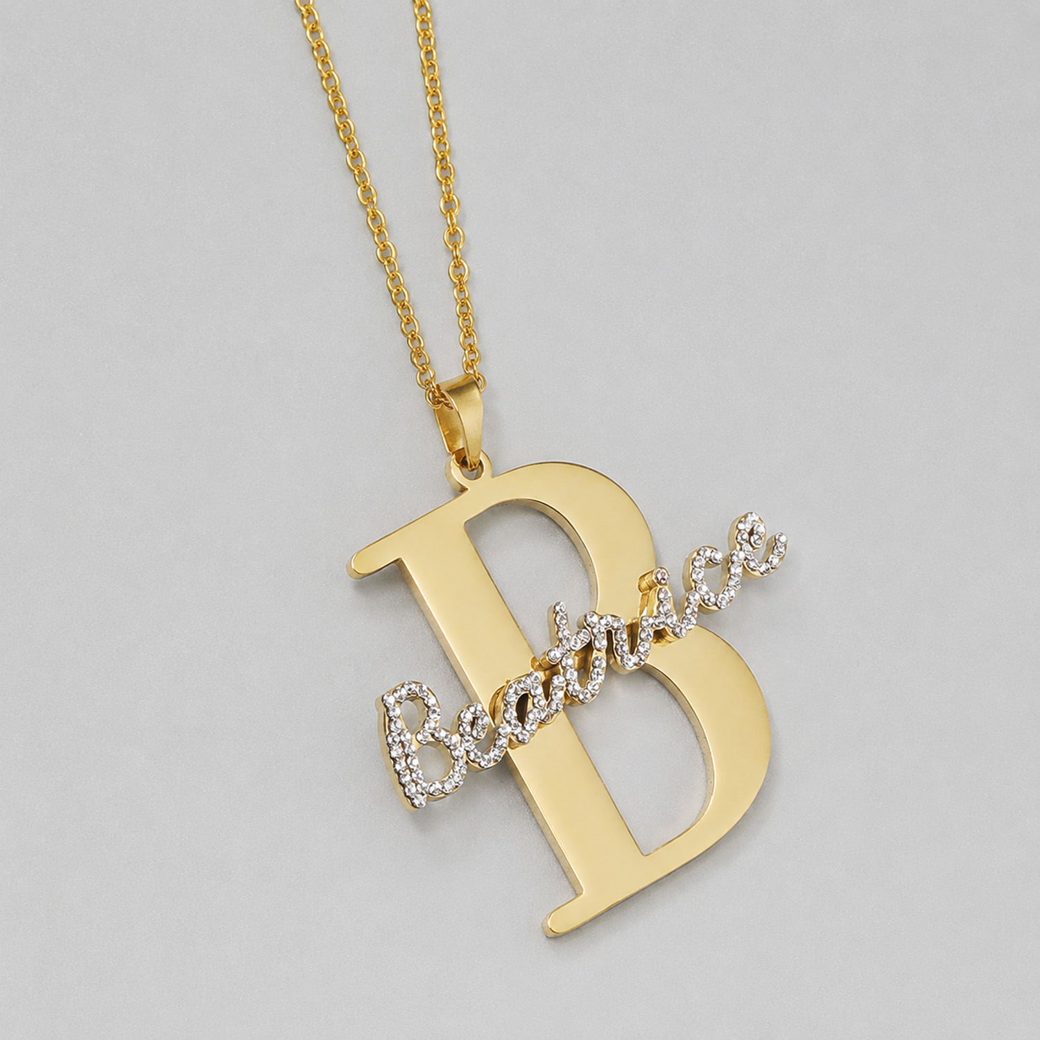 Colar Personalizado com Nome e - Initial Letter Necklace 18K Gold avaliação e preço