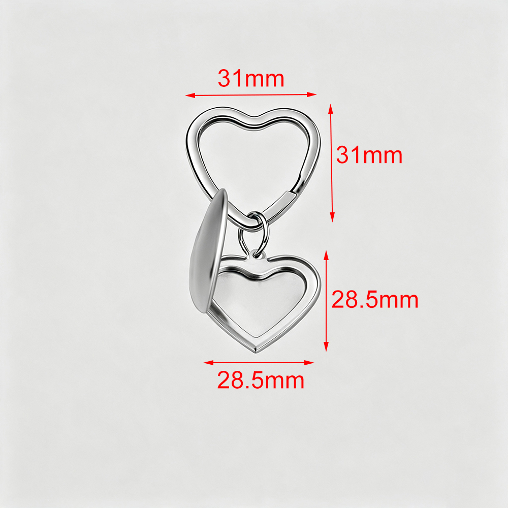 Fnixtar 10 peças de chaveiros  - Heart Locket Necklace Photo avaliação e preço