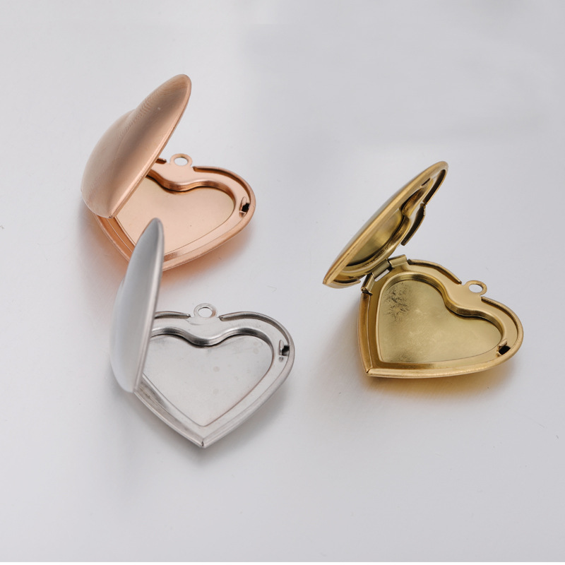 Fnixtar 10 peças de chaveiros  - Heart Locket Necklace Photo avaliação e preço