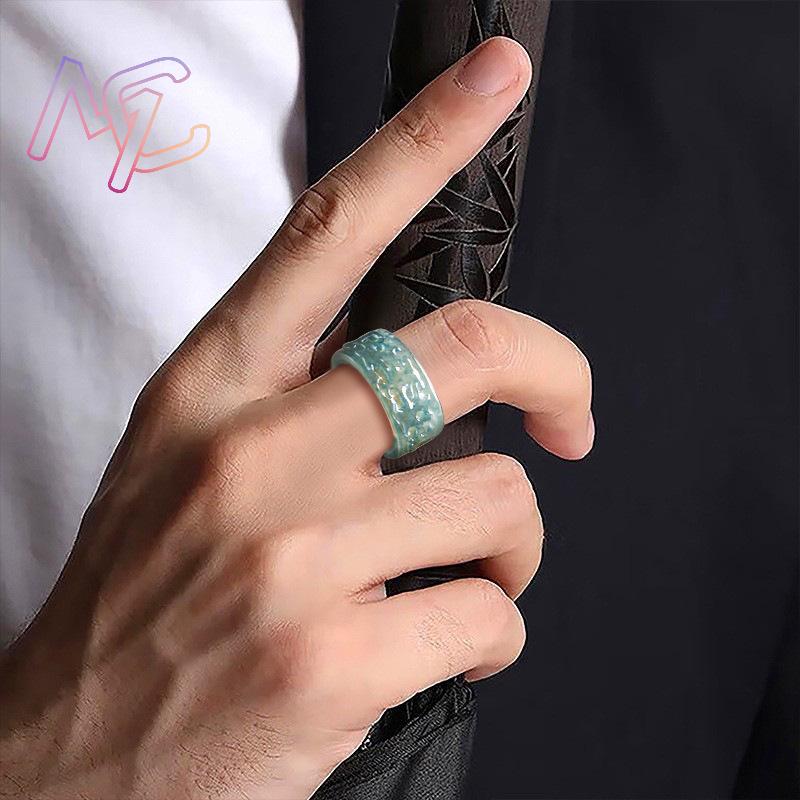 Anel taotie de jadeíte de mian - Rings avaliação e preço