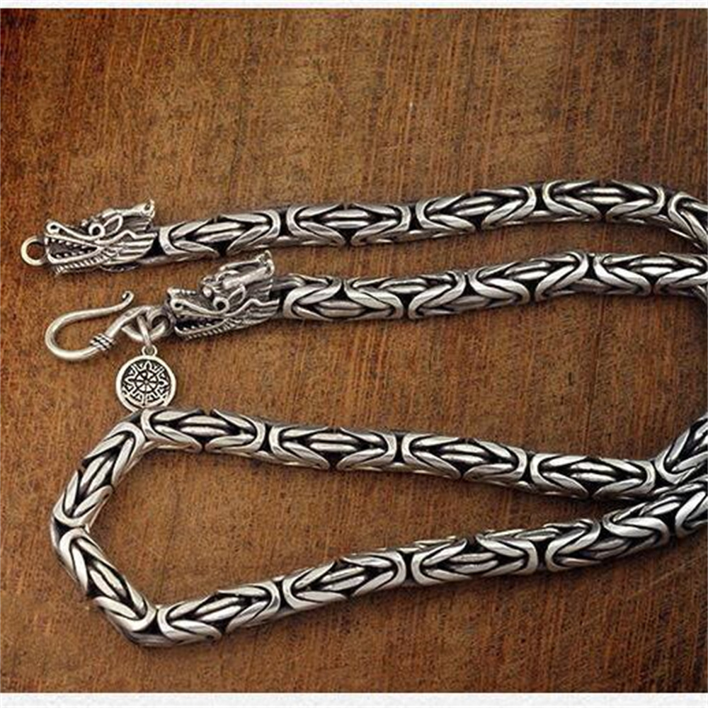 OUYADI Colar Masculino de Prat - 925 Sterling Silver Chain Necklace Men avaliação e preço