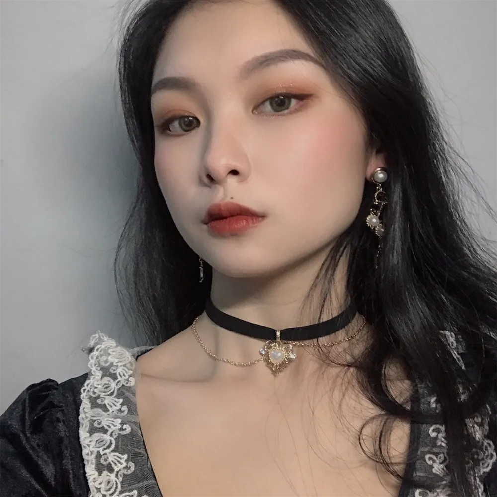Gargantilha com corrente de ve - Pearl Choker Necklace Vintage avaliação e preço