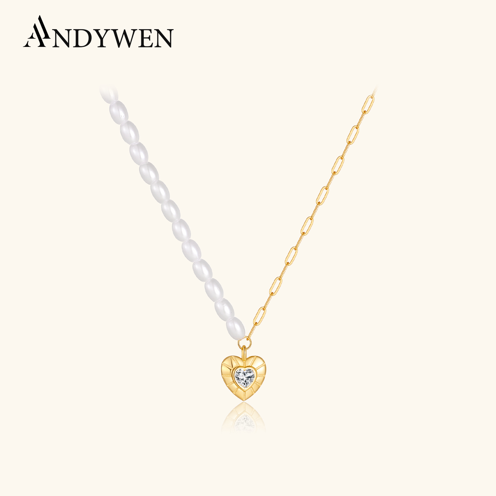 Andywen colar de corrente de p - Pearl Choker Necklace Vintage avaliação e preço
