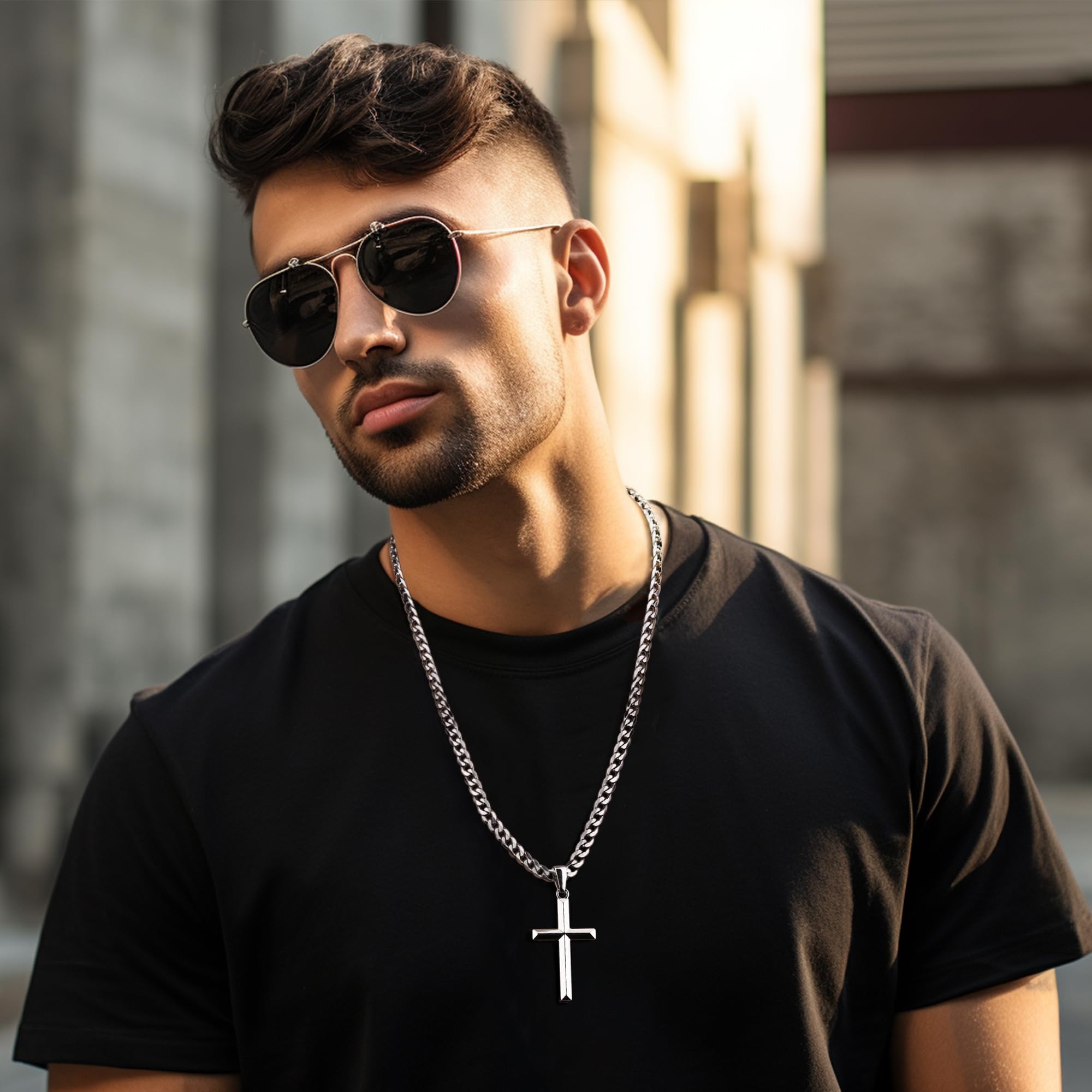 Fansilver 925 prata esterlina  - 925 Sterling Silver Chain Necklace Men avaliação e preço