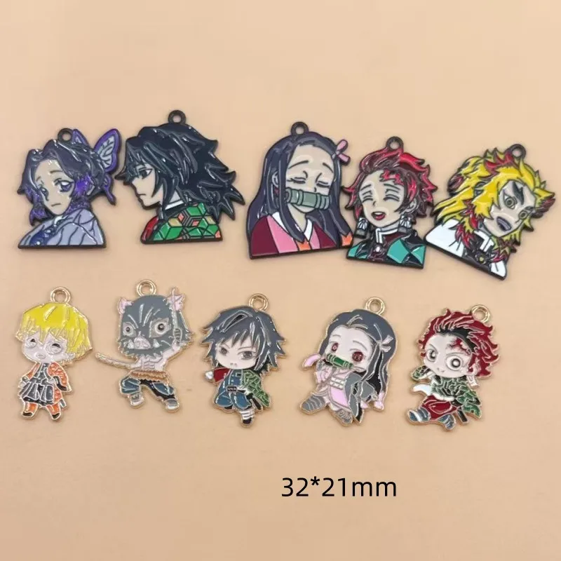 Demon slayer diy acessórios an - Anime Pendant Necklace avaliação e preço