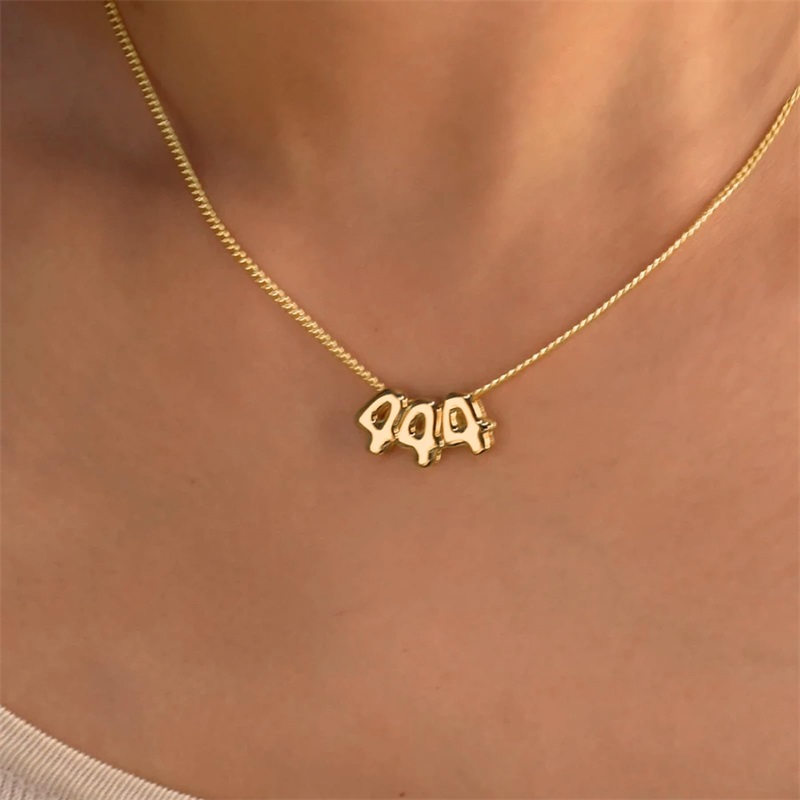 Colar Personalizado com Letras - Initial Letter Necklace 18K Gold avaliação e preço