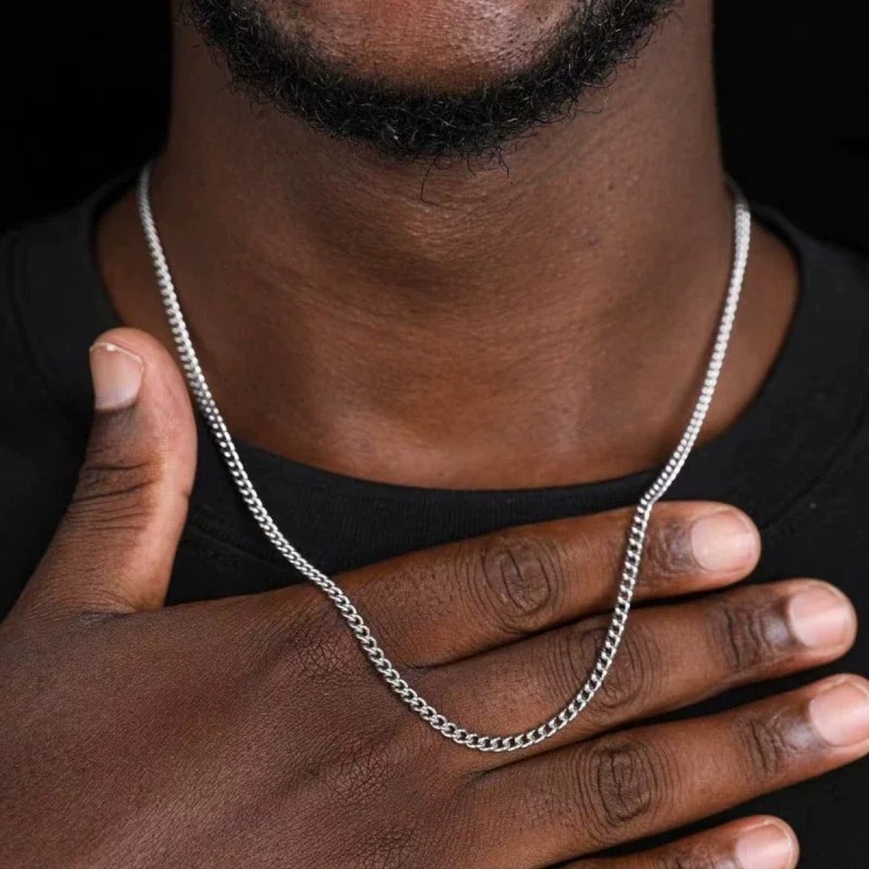 2mm masculino cubana corrente  - Cuban Link Chain 12Mm avaliação e preço