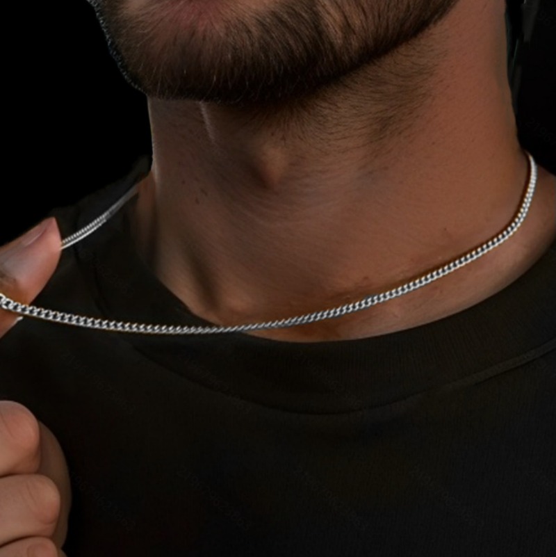 2mm masculino cubana corrente  - Cuban Link Chain 12Mm avaliação e preço
