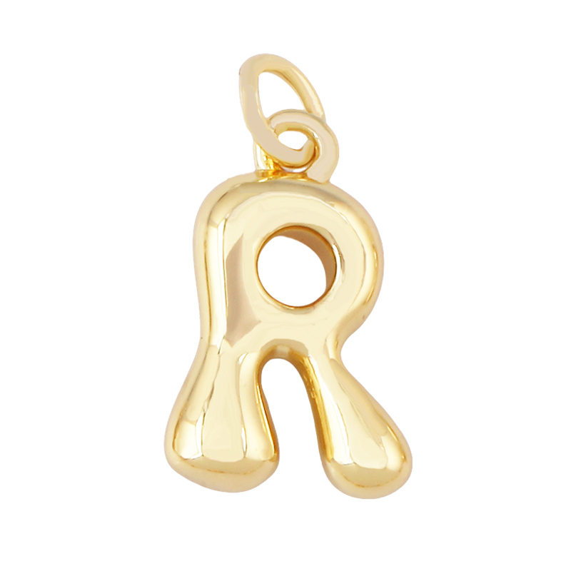 Lote de 3 Peças: Pingente Char - Initial Letter Necklace 18K Gold avaliação e preço