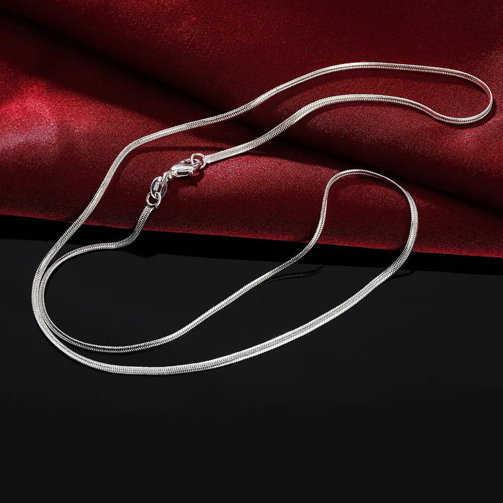 Colar de prata esterlina 925 p - 925 Sterling Silver Chain Necklace Men avaliação e preço