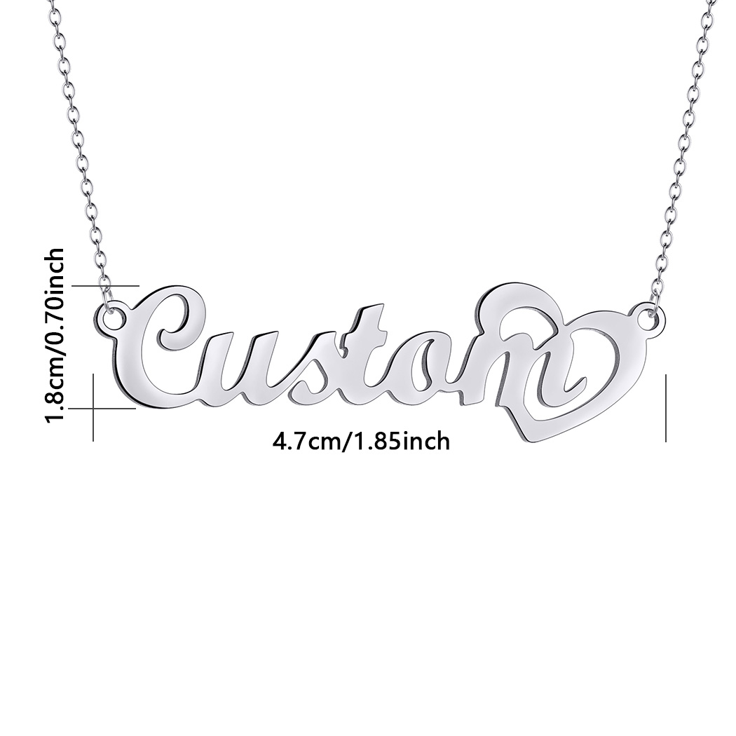 Colar Nome Personalizado para  - Custom Name Necklace Stainless Steel avaliação e preço